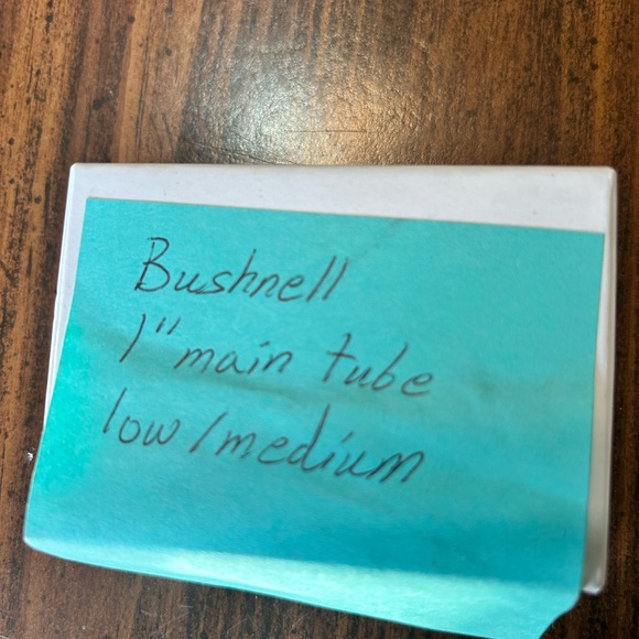 Bushnell 1” main tube low/medium scope rings - Picture 1 of 3